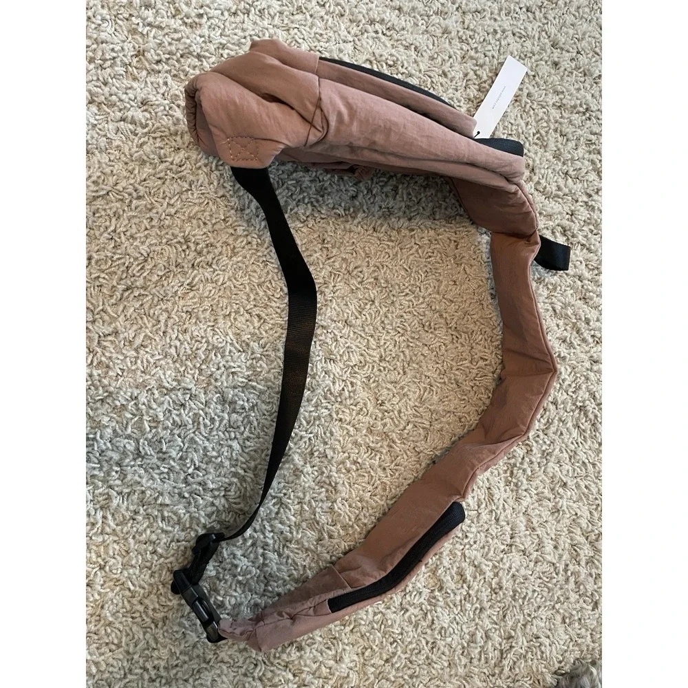 ODODOS Daily Sling Bag Crossbody Chest Bag Adjustable Strap Lightweight Brown